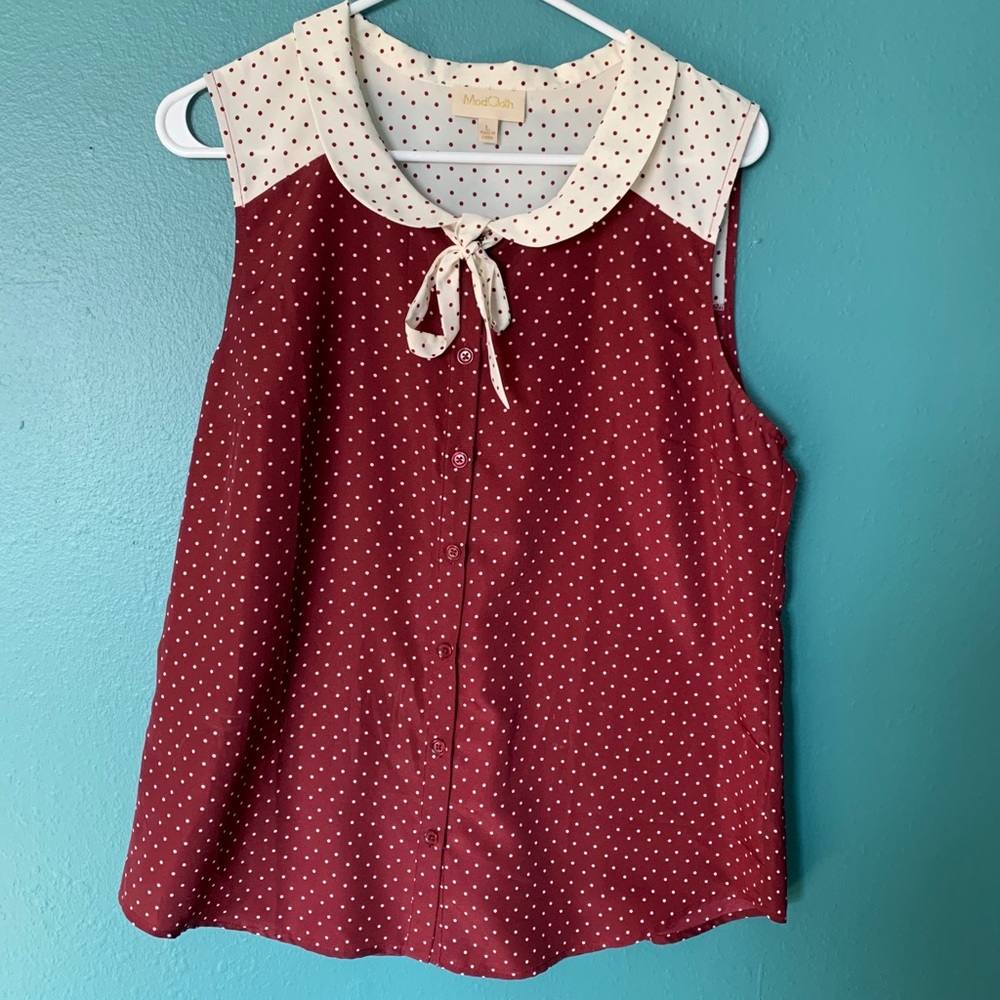 ModCloth vintage style blouse.